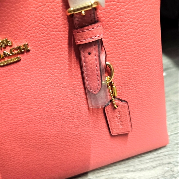 Coach Bags Mollie Tote Bag 25 ColorTaffy Leather Handbag Womens Fashion - Picture 8 of 15